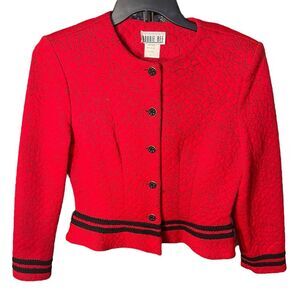 Red Vintage Blazer by Robbie Bee size 12